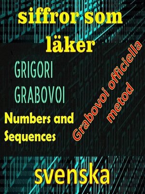 cover image of Siffror som Läker Grigori Grabovoi Officiell Metod